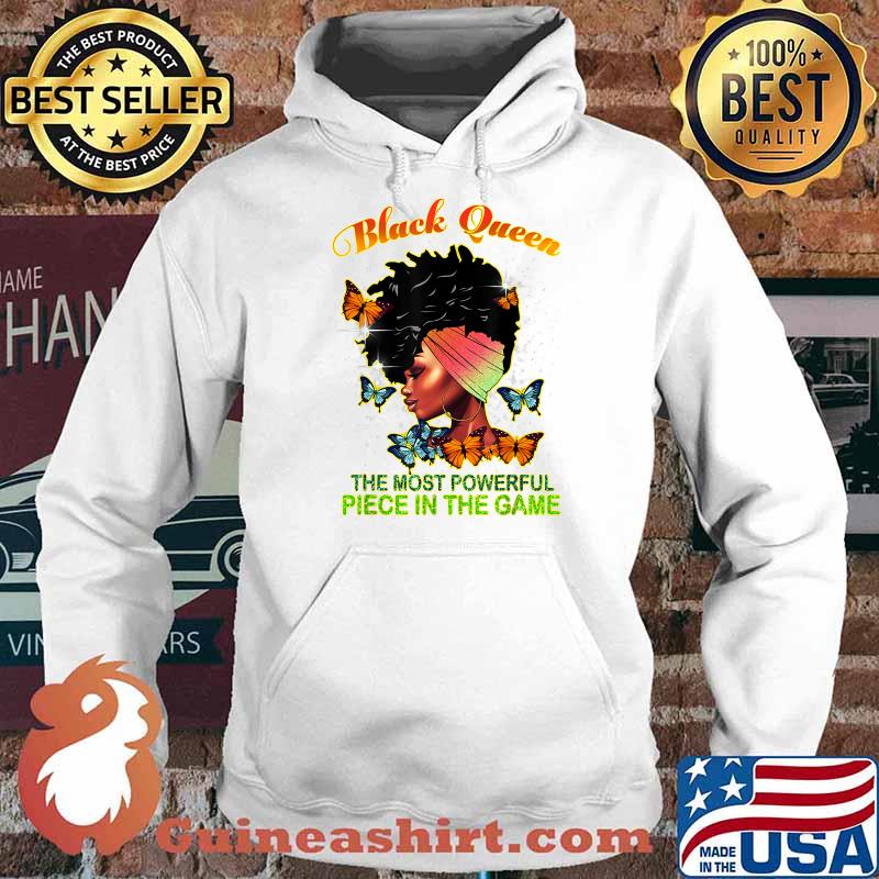 Black Queen The Most Powerful Piece In The Game Melanin Girl T-Shirt Hoodie