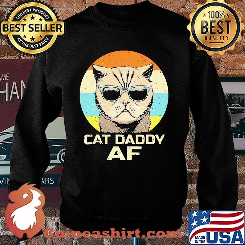 Cat daddy af cat vintage Sweater