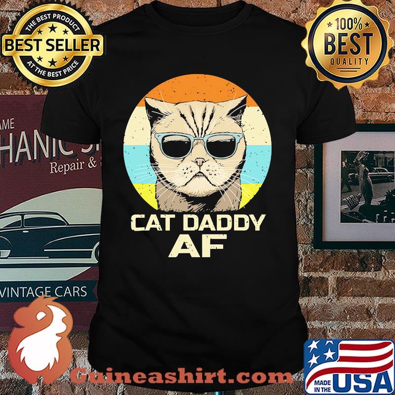 Cat daddy af cat vintage shirt