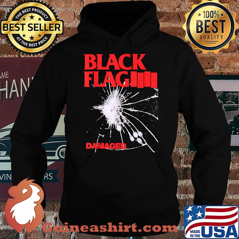Damaged Black Rock Band Love Music Vaporware Flag American T-Shirt Hoodie