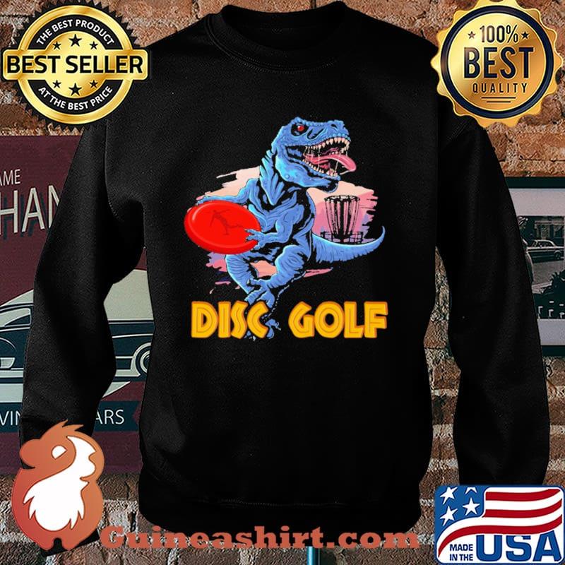 Disc Golf Dinosaur Shirt Sweater