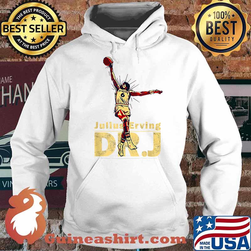 Dr J Julius Erving Old School Dunk T-Shirt Hoodie
