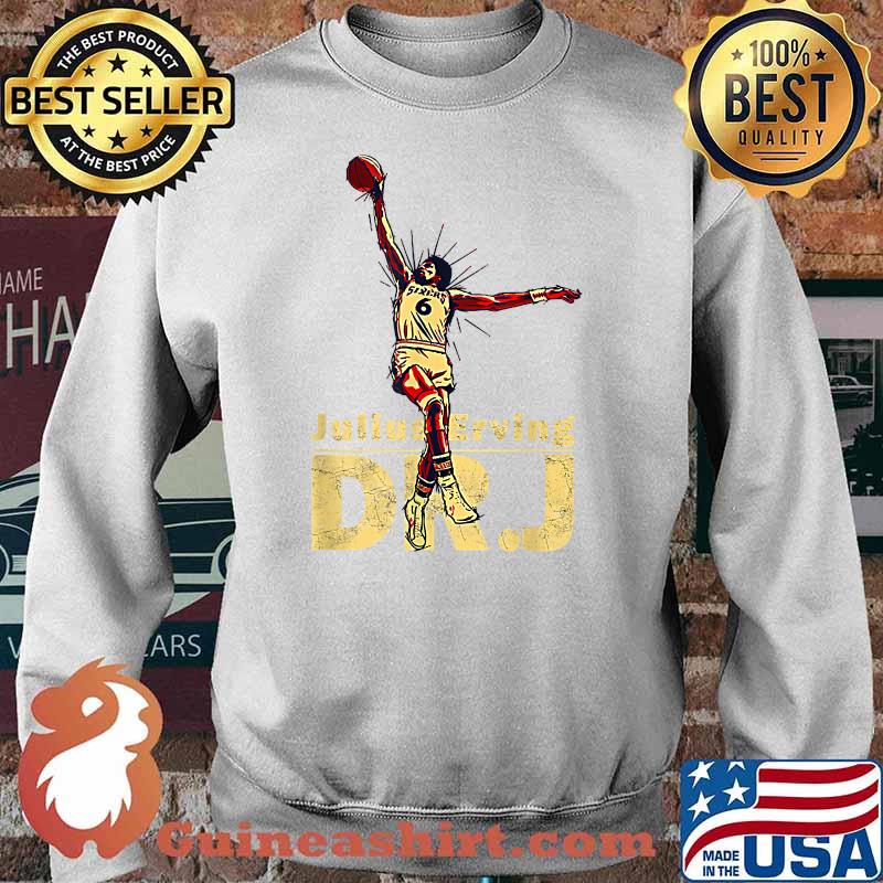 Dr J Julius Erving Old School Dunk T-Shirt Sweater