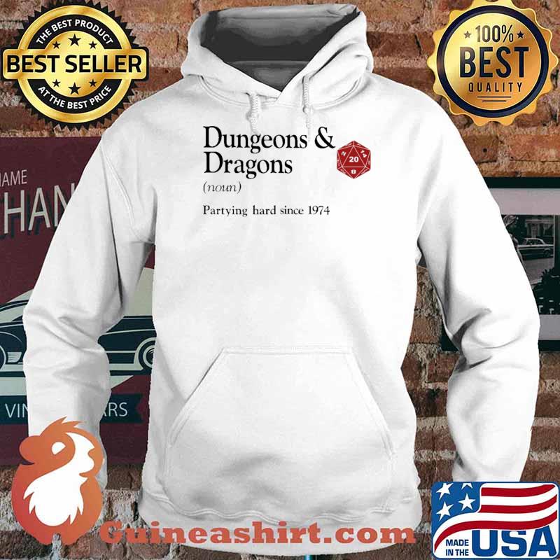 Dungeons And Dragons Parting Hard Since 1974 Dice Shirt Hoodie