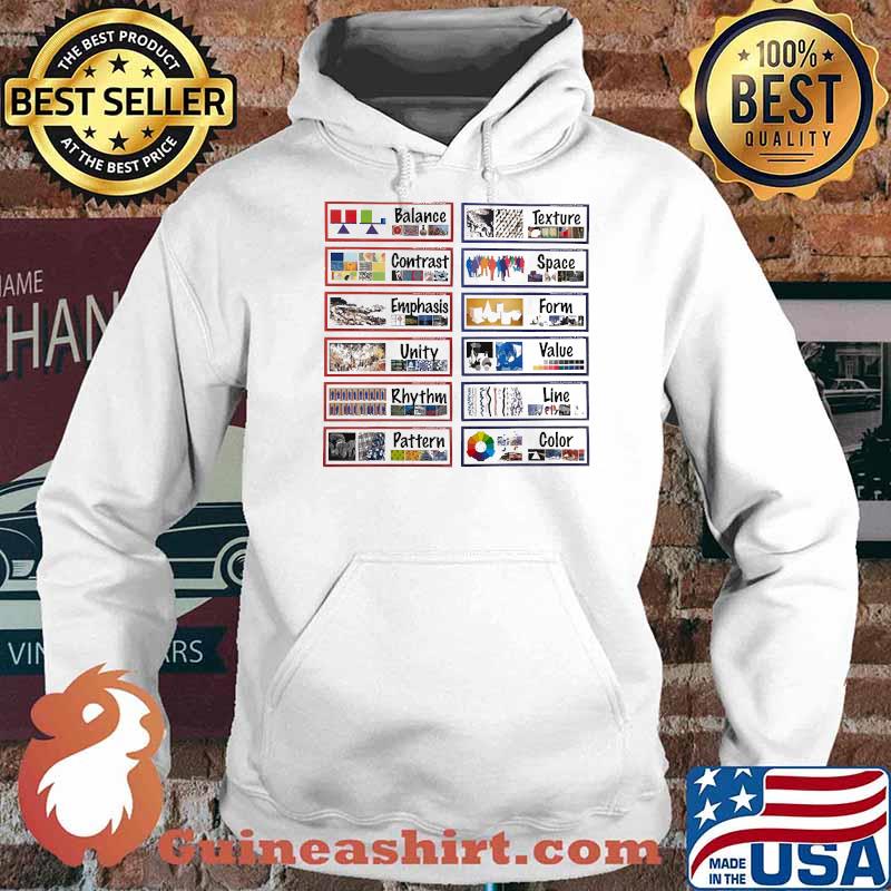 elements of principles and designs of art Hoodie