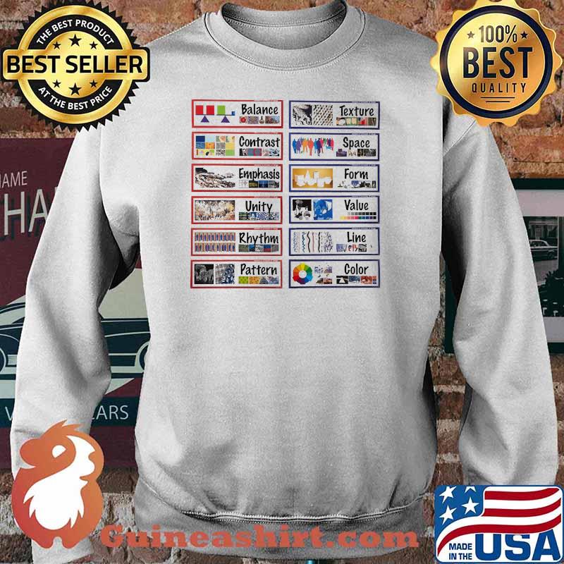 elements of principles and designs of art Sweater