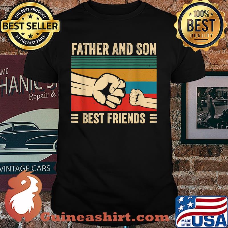 Father and Son Best Friends Vintage Father's Day T-Shirt