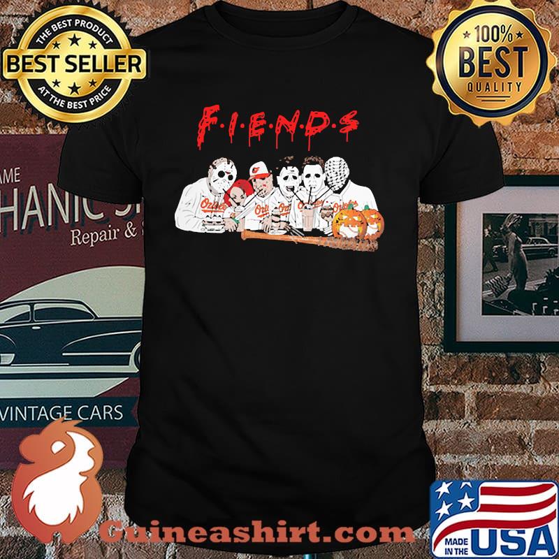 Fiends baltimore orioles pumpkin halloween shirt