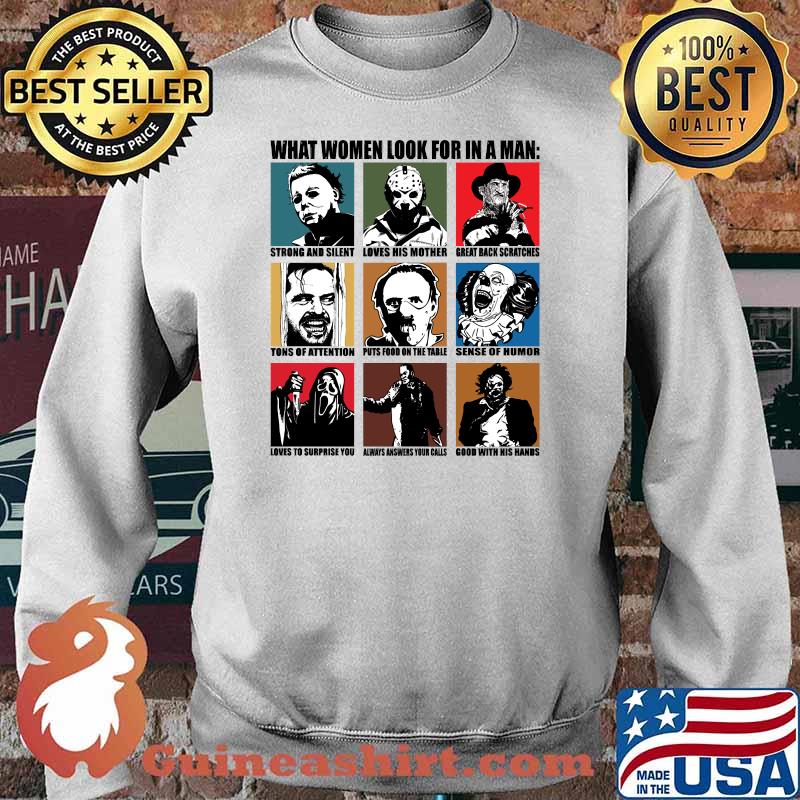 Halloween Costume What Women Look For In A Man T-Shirt Sweater