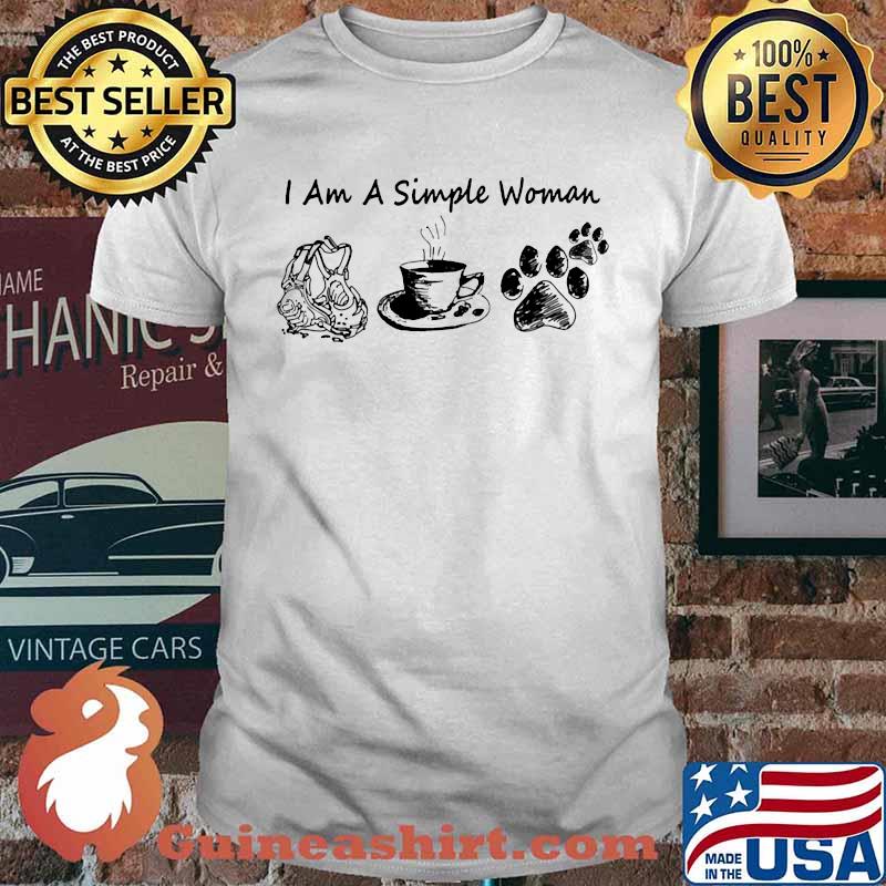 I am a simple woman wrestling coffee dogs shirt