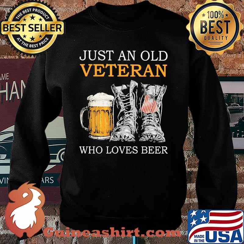 Just an old veteran who loves beer Sweater