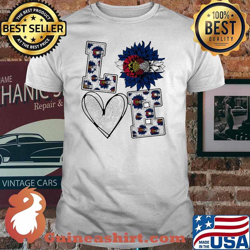 Love colorado sunflower shirt