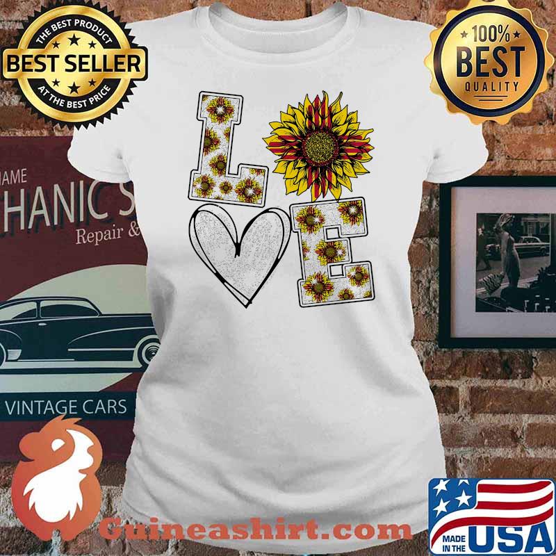 Love new mexico sunflower Ladies tee