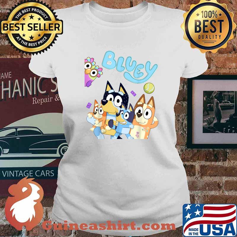 My Dad Blueys Love Father's Day T-Shirt Ladies tee