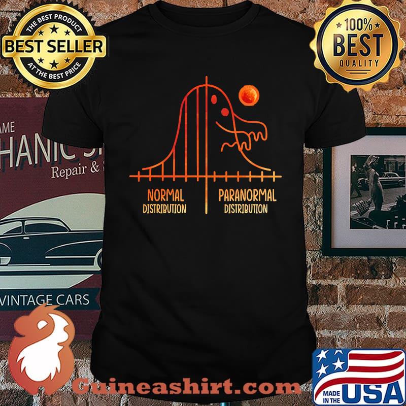 Normal distribution paranormal distribution math shirt