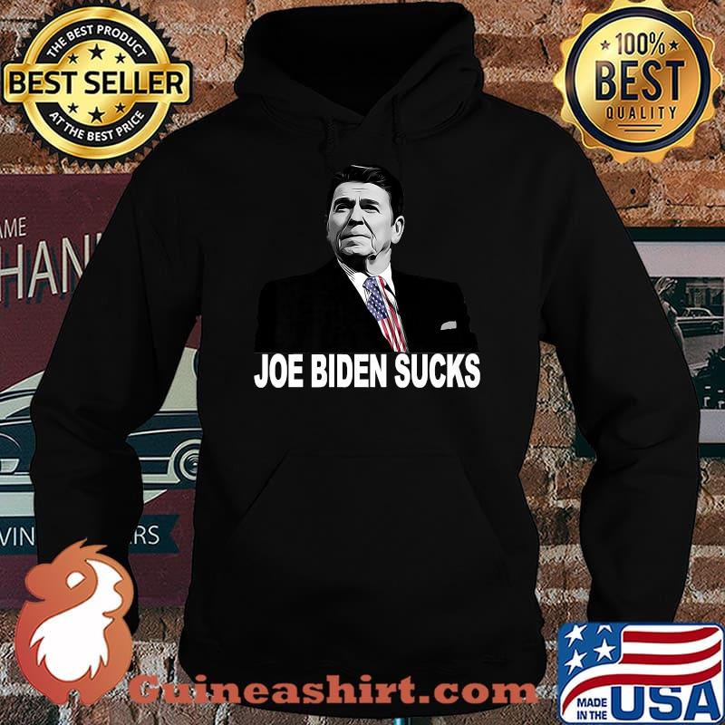 Patriotic Ronald Regan Joe Biden Sucks T-Shirt Hoodie