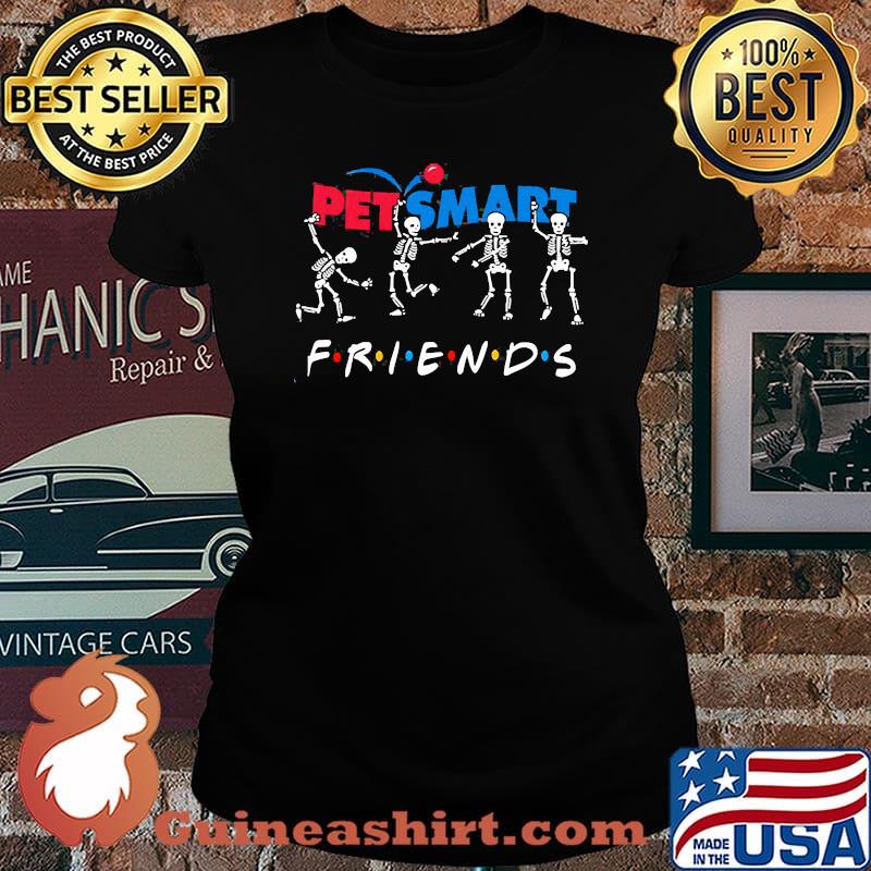 Petsmart friends skeleton Laides tee