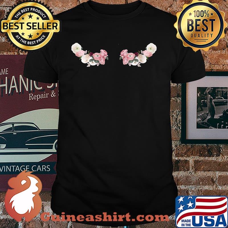 Pink Flower Mastectomy T-Shirt