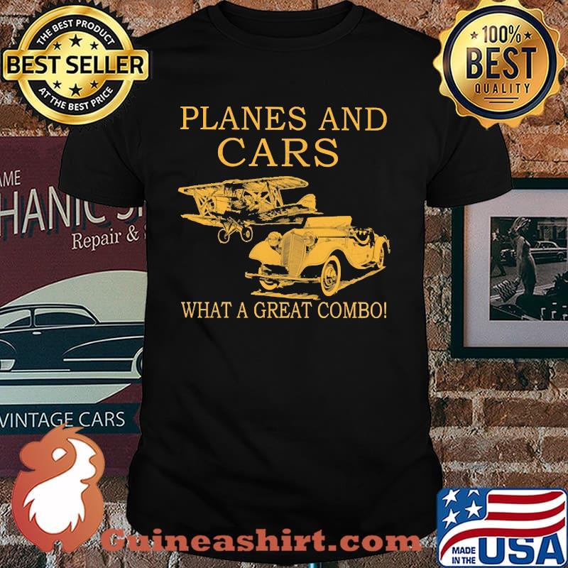 Planes and cars what a great combo shirt