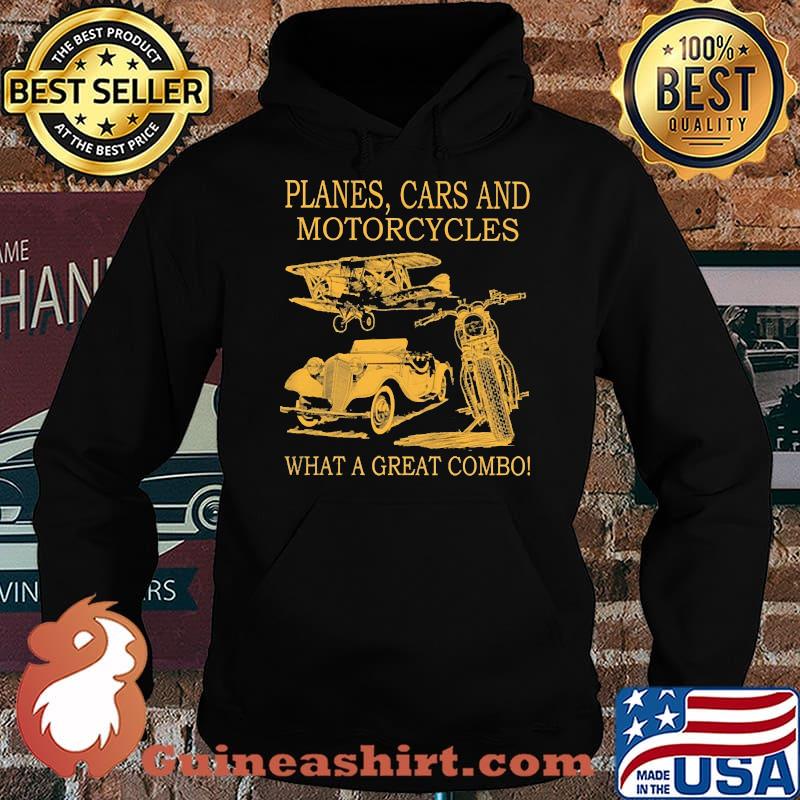 Planes cars and motorcycles what a great combo Hoodie
