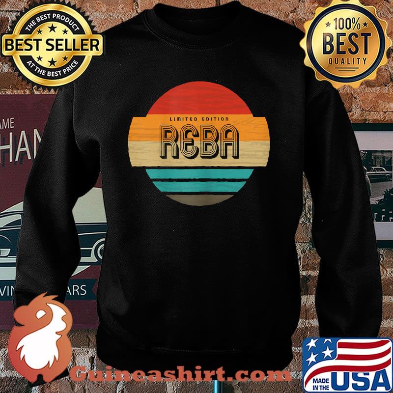 Reba Name Retro Vintage Sunset Limited Edition T-Shirt Sweater