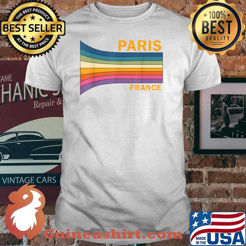Retro Vintage 70s Paris France T-Shirt