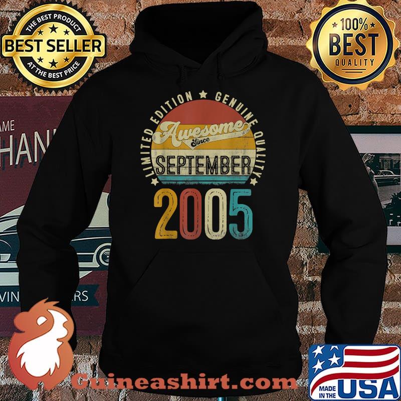 September 2005 Limited Edition Genuine Quality Vintage T-Shirt Hoodie