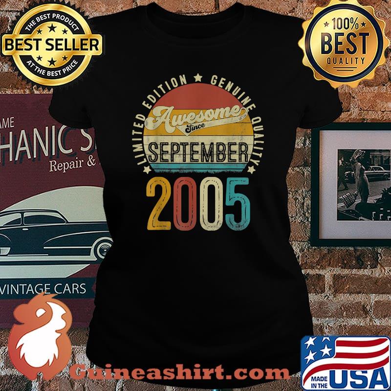 September 2005 Limited Edition Genuine Quality Vintage T-Shirt Laides tee