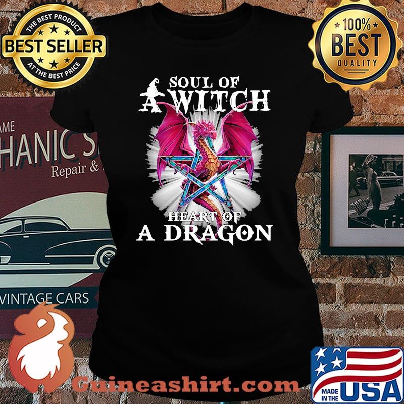 Soul of a witch heart of a dragon Laides tee