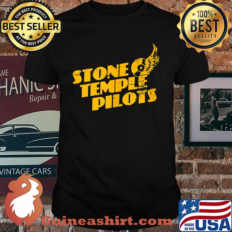 Stone Temple Pilots Tire Wings Logo T-Shirt