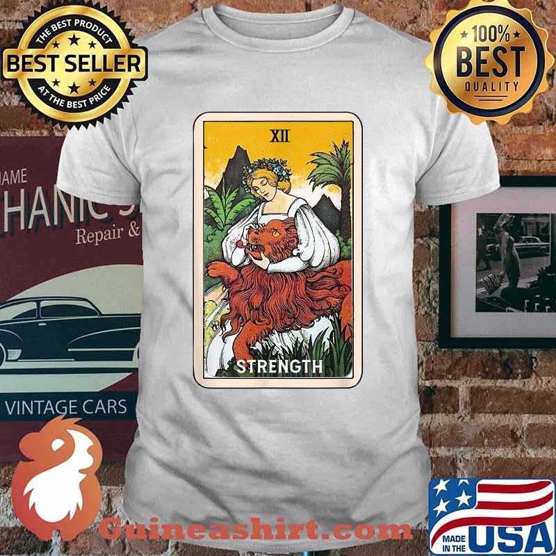 Strength Tarot Card Strong Woman Mystical Empowered T-Shirt
