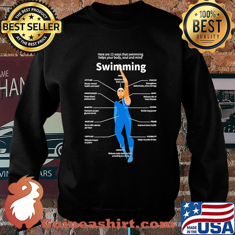 Swimming here are 12 ways that swimming helps your body soul and mind s Sweater