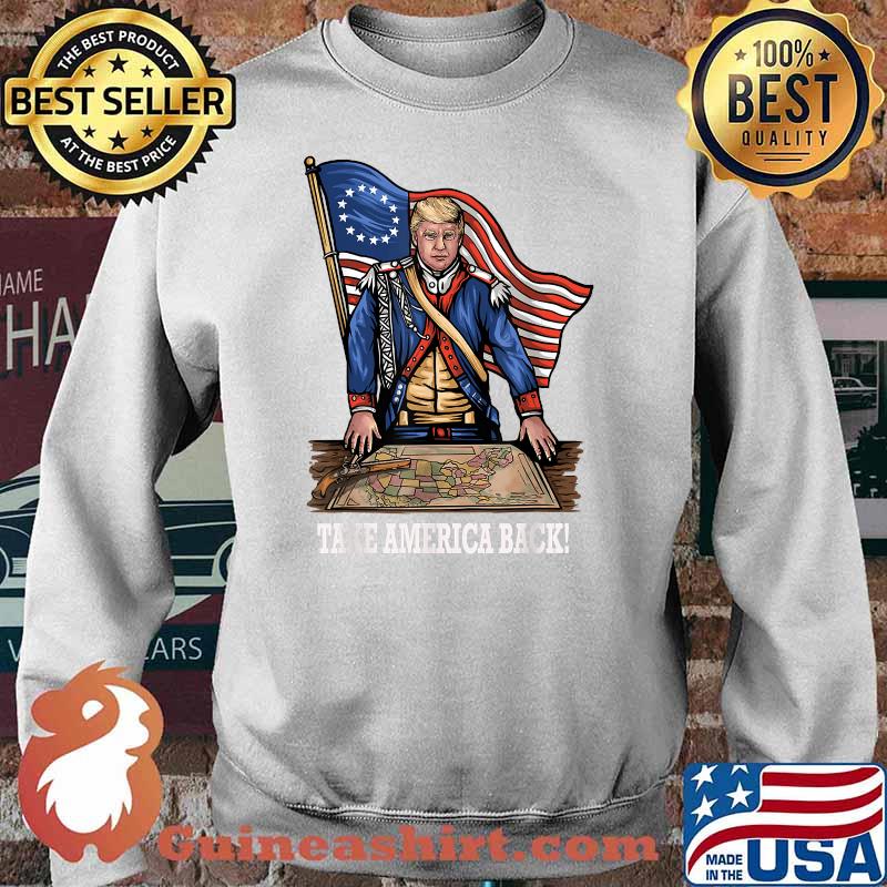 Take America Back Trump 2024 Election Biden Usa FLag T-Shirt Sweater