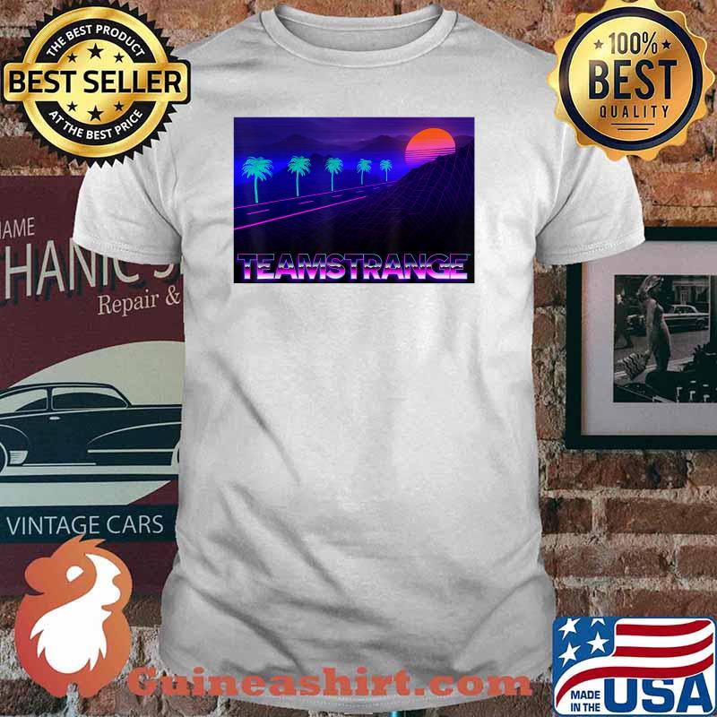 Teamstrange Retro Rad 80s Neon Highway Rocking Design T-Shirt