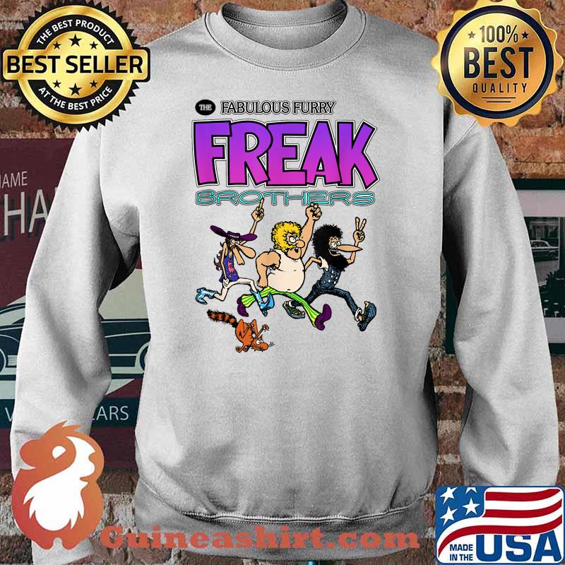 The Fabulous Freak Brothers Sticker Mask T-Shirt Sweater