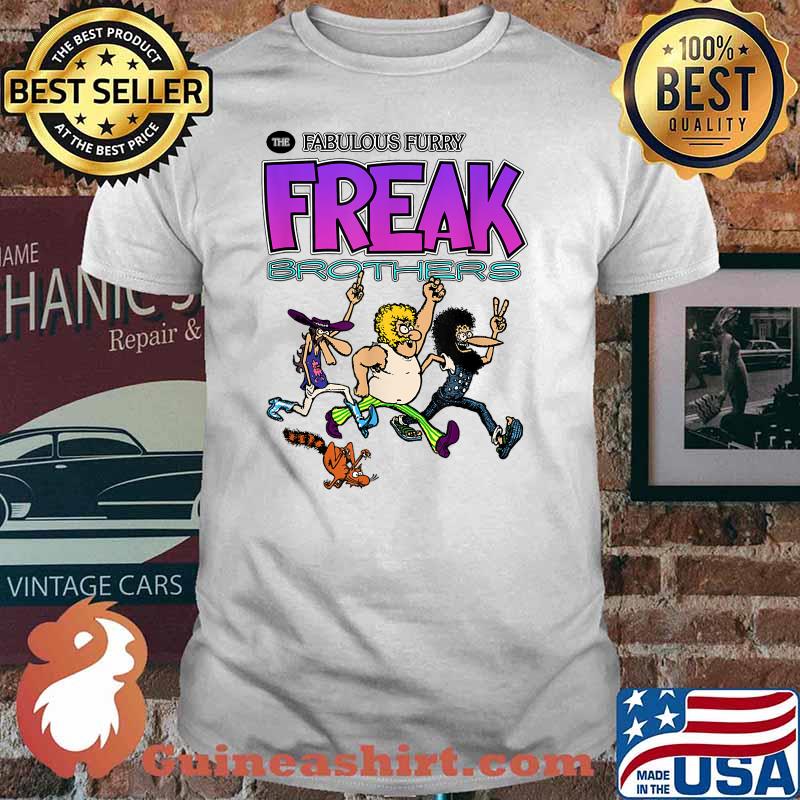 The Fabulous Freak Brothers Sticker Mask T-Shirt