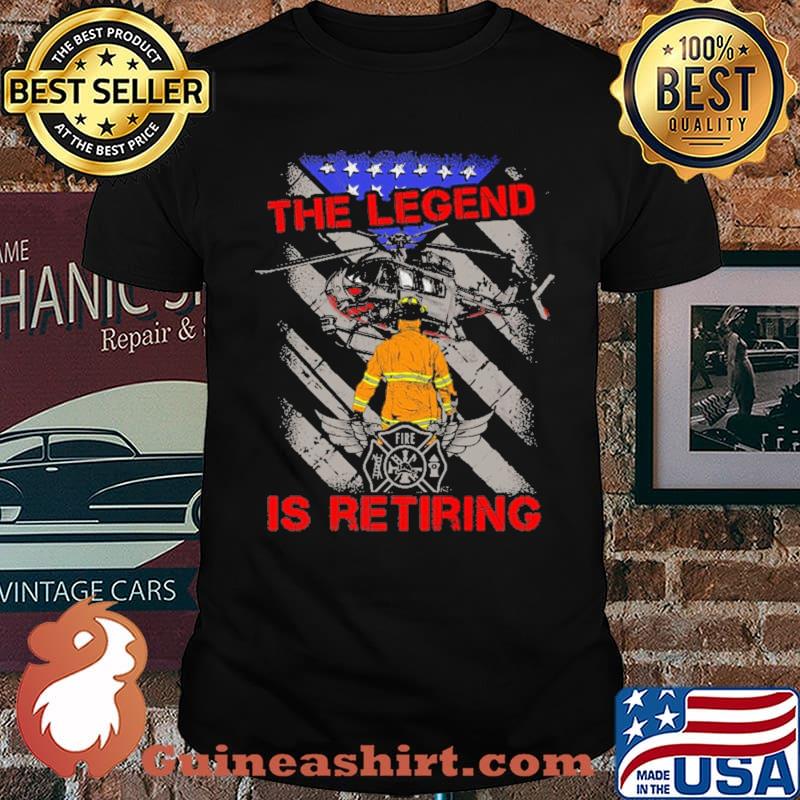 The Legend Is Retiring Firefighter Shirt
