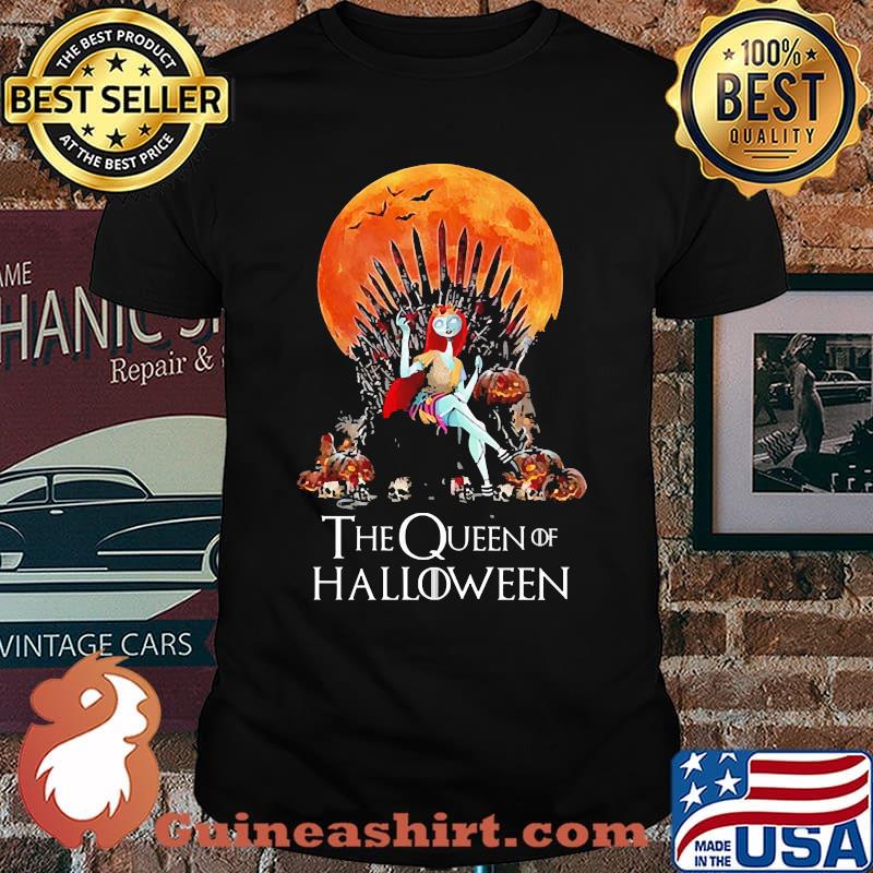 The queen of halloween blood moon shirt