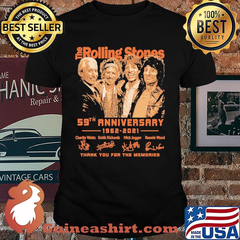 The Rolling Stones 59th Anniversary Thank You For The Memories Shirt