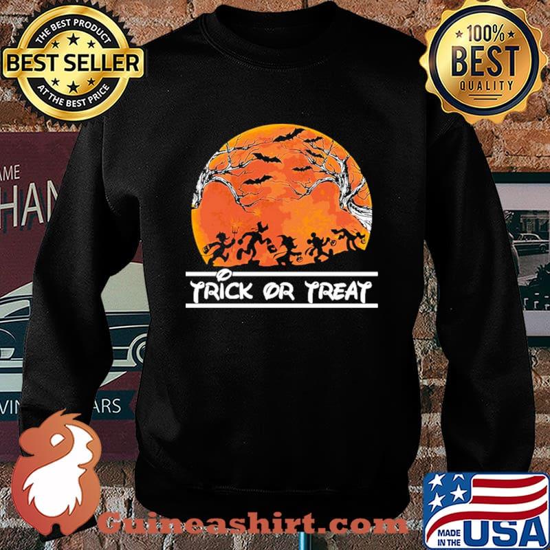 Trick Or Treat Halloween Blood Moon Shirt Sweater