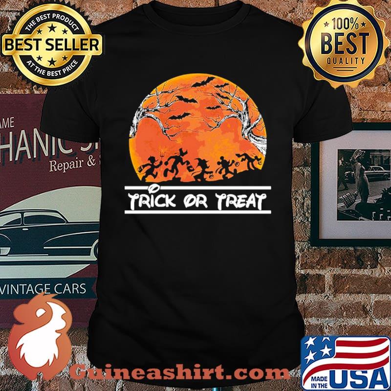 Trick Or Treat Halloween Blood Moon Shirt