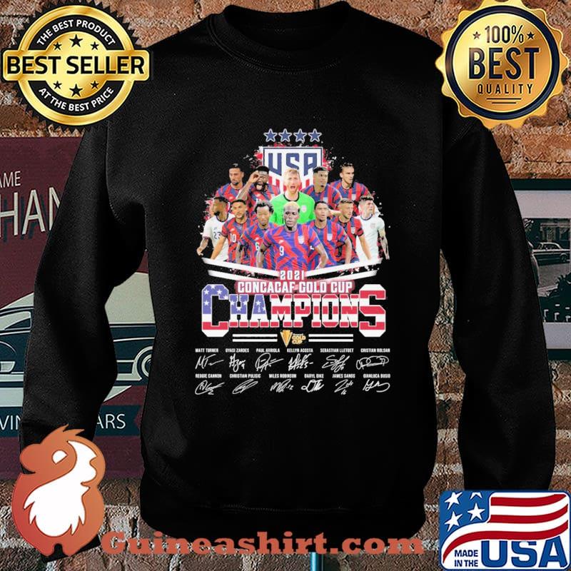 USA 2021 Concacaf Gold Cup Champion American Flag Shirt Sweater