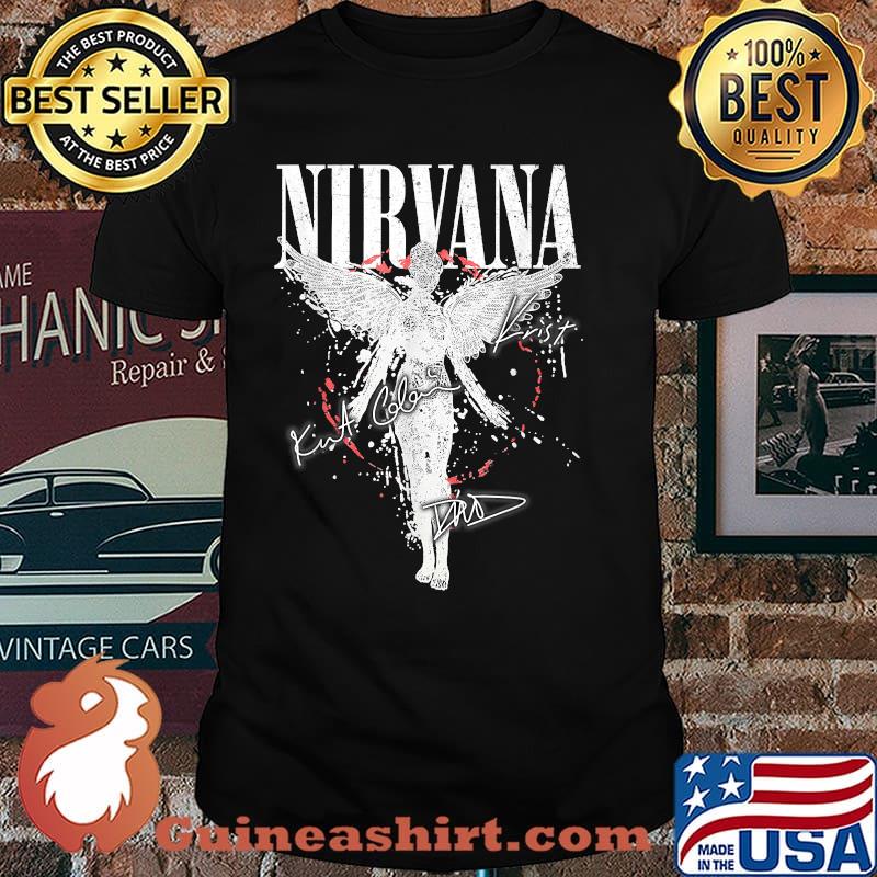 Vintage Nirvanas Angel Art Band Music Legend 80s 90s T-Shirt