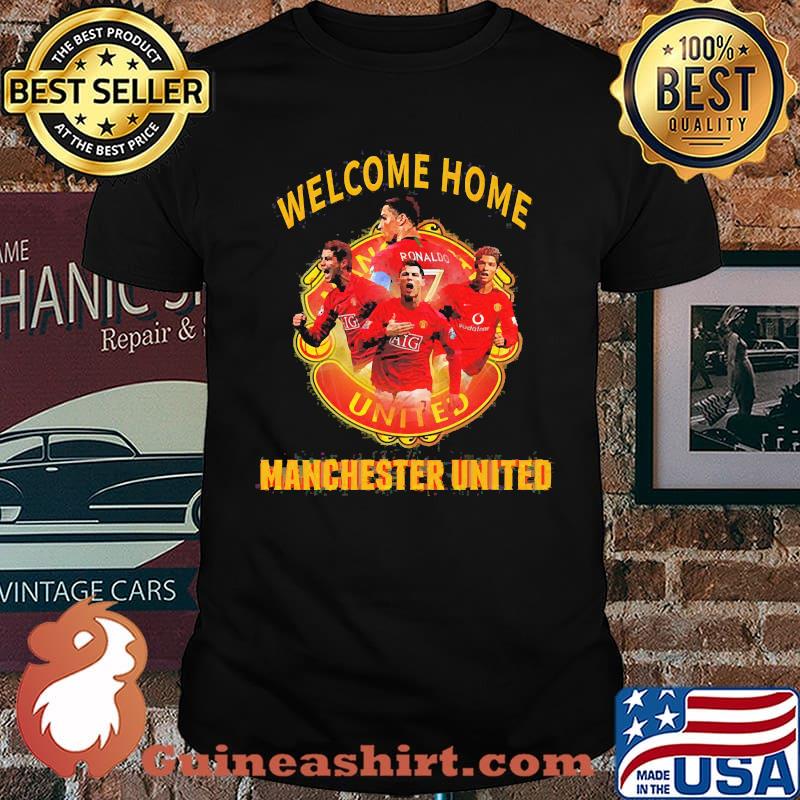 Welcome home ronaldo manchester united shirt