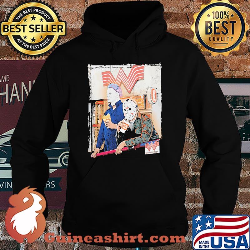 Whataburger Bleached Jason Voorhees Michael Myers Halloween Shirt Hoodie