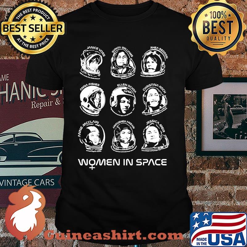 Women in space shirt