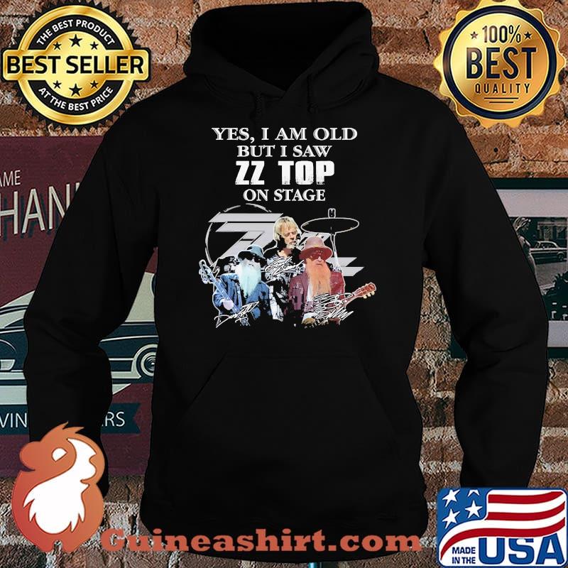 Yes i am old but i saw zz top on stage signatures Hoodie