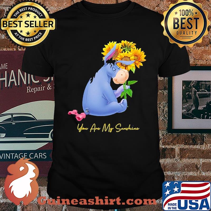 You Are My Sunshine eeyore sunflower shirt