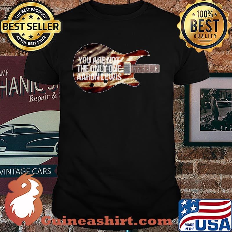 You Are Not The Only One Aaron Lwwis Bass American Flag T-Shirt