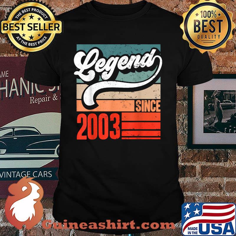 18th Birthday Vintage 2003 18 Years Old T-Shirt